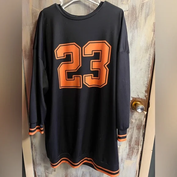 Plus Size long sleeve Casual tee Dress NWOT - Picture 2 of 4